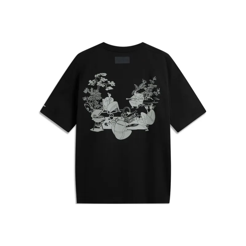 LiNing CF Tracing T Shirt Men's Black-0