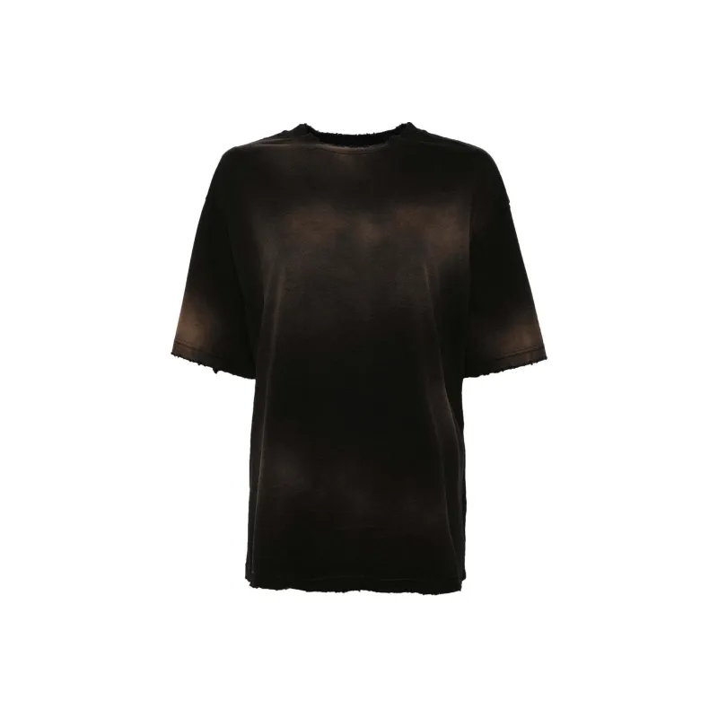 WE11DONE Distressed T shirt-0