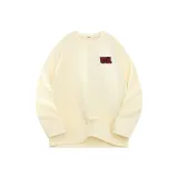 [220G Long-Sleeved]Light Beige (Tf Black Red Warrior Chest Logo)