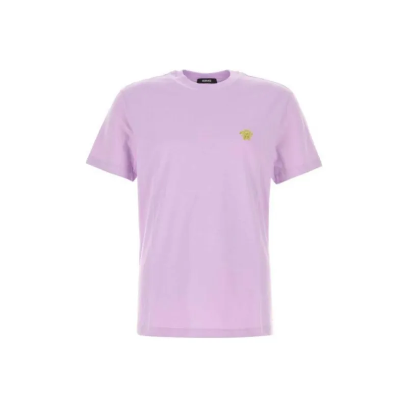 VERSACE COLLECTION Logo Embroidered Crewneck T Shirt-0