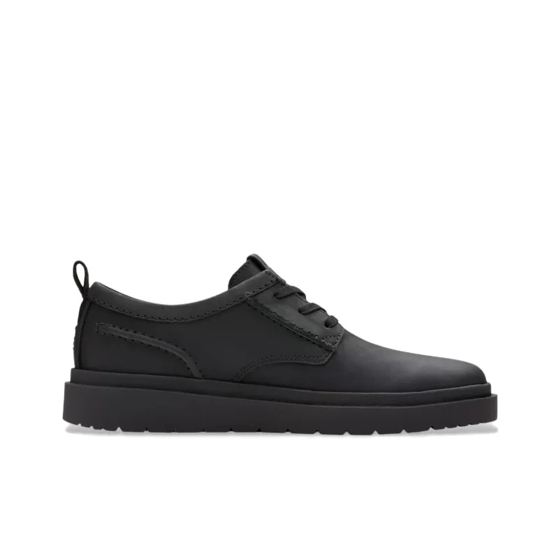 Clarks Polden Lace Casual Shoes Men's Black-1