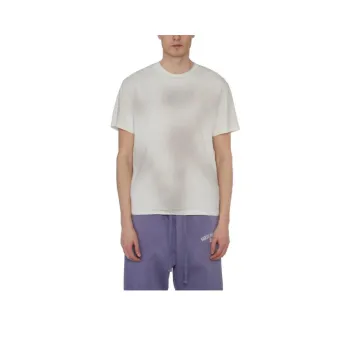 GUESS T Shirts Men Gray White