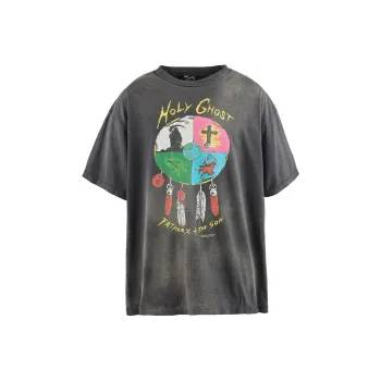 SAINT Mxxxxx x LASTMAN SS24 T Shirt Unisex Black