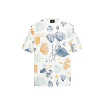 PS By Paul Smith Floral Printed Crewneck T Shirt