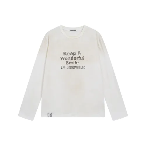 SMILEREPUBLIC WASH TO MAKE OLD BAGGY T Shirt Unisex