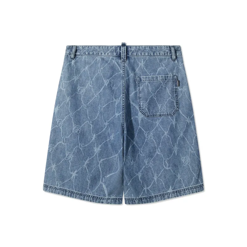 Cabbeen Denim Shorts Men's Cerulean 47-1