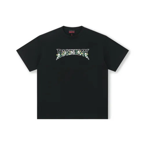 DICETINY T-Shirts Unisex Black