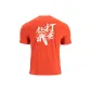 Men's-You Hit Me-Orange Red