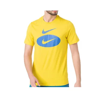 Nike Clothing T Shirts Men Yellow
