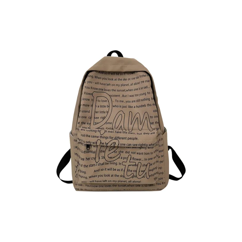 Deli Bear Nylon Backpack Regular Women's White/Blue/Khaki/Yellow/Green-6