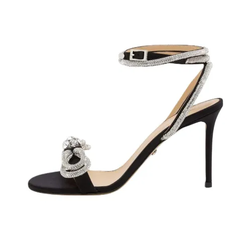 MACH & MACH Strap Sandals 9.5cm Women's Black