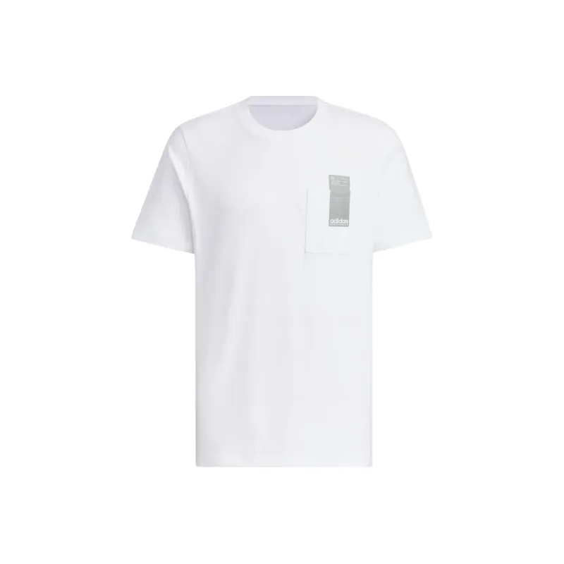 Adidas SMALL LINEAR LOGO POCKET T SHIRT-0