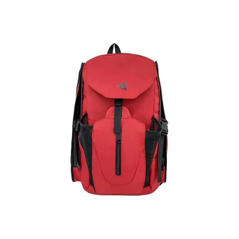 Yalu Oxford Backpack Unisex Light Gray/Dark Gray/Black/Red-13