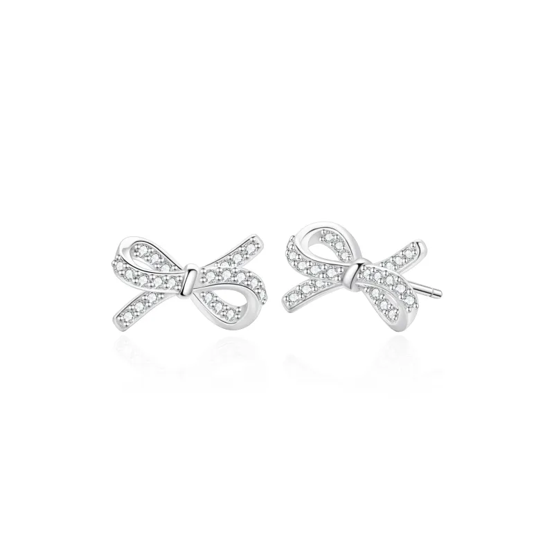 Lao Feng Xiang S999 Fine Silver Earrings Women's-0