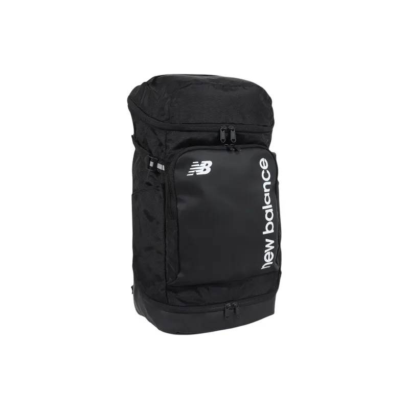 New Balance Synthetic Leather Backpack Unisex Black-0