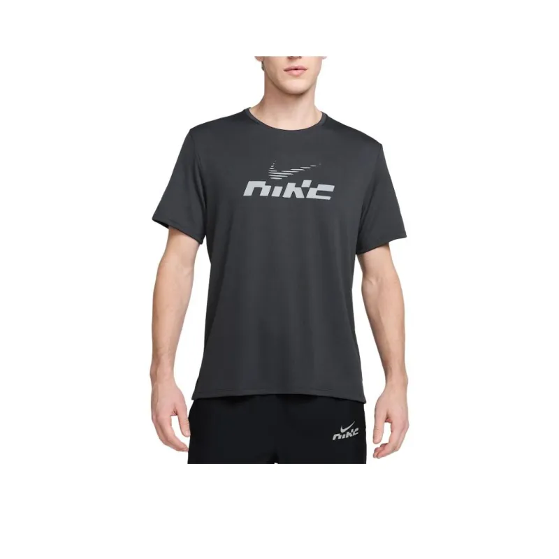 Nike Miler Flash Men's Dri FIT Uv Short Sleeve Running Top-2