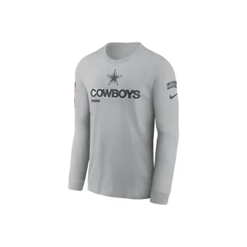 Nike Dallas Cowboys Salute To Service Mascot Edge Legend Men's Nike Nfl Long Sleeve T Shirt