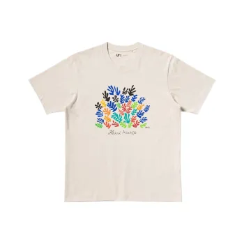 UNIQLO x ·/Henri Matisse Henri Matisse Collaboration SS25 T Shirt Unisex Light Beige