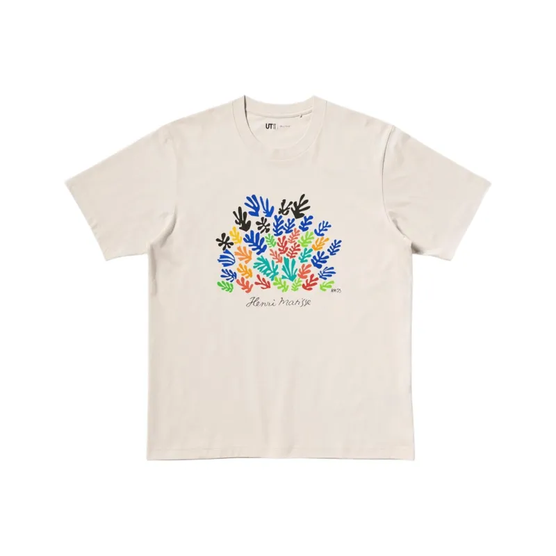 UNIQLO x ·/Henri Matisse Henri Matisse Collaboration SS25 T Shirt Unisex Light Beige-0