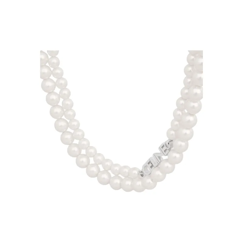 CELINE Pearl Necklaces Men's White-2