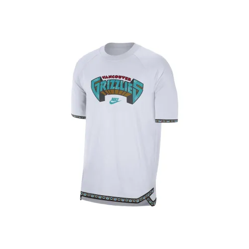 Nike Memphis Grizzlies Hardwood Classics Men's Nike Dri FIT Nba Short Sleeve Pregame Top