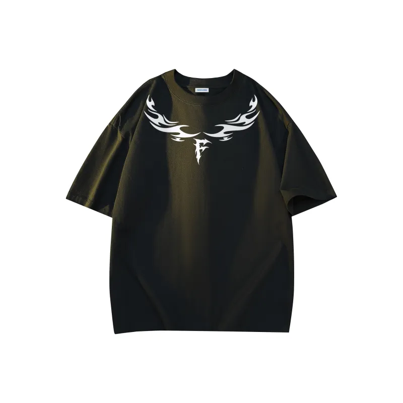 FONDLOOK T-Shirt Unisex Beige Apricot-3