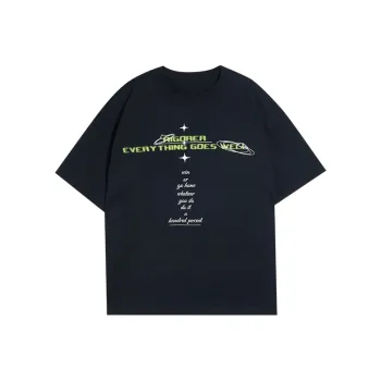 RIGORER Crew Neck Short Sleeved Loose Fit American Vintage T Shirt Unisex