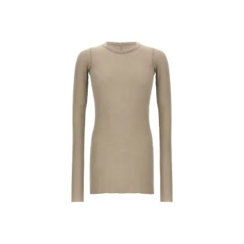 RICK OWENS Ribbed Long Sleeved T Shirt