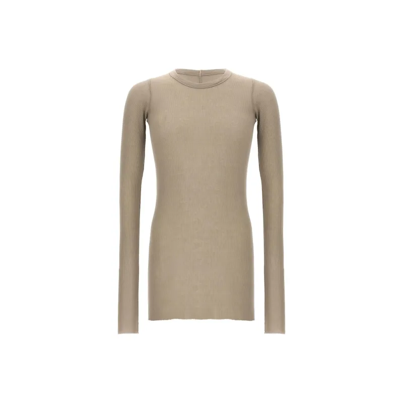 RICK OWENS Ribbed Long-Sleeved T-Shirt-0