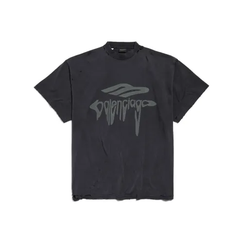 Balenciaga 3b Liquefied Oversized T Shirt