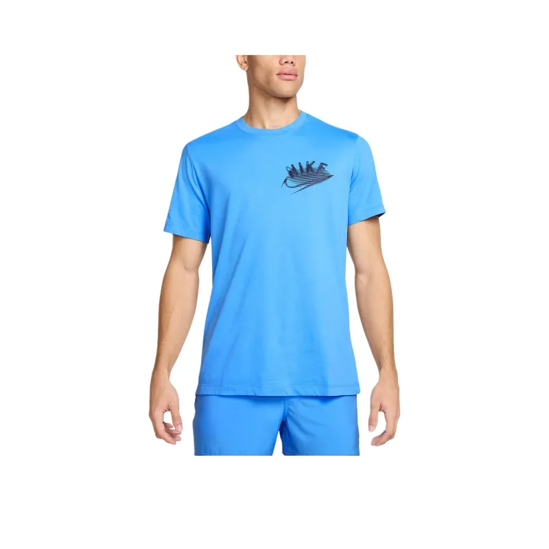 Nike Dri Fit T Shirt Men's University Blue-0