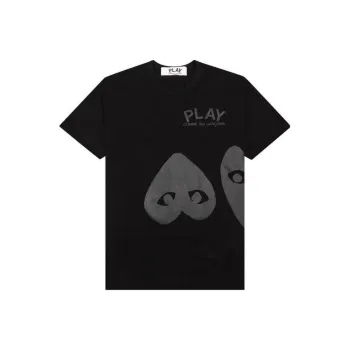 CDG Play Logo Heart Print T-Shirt