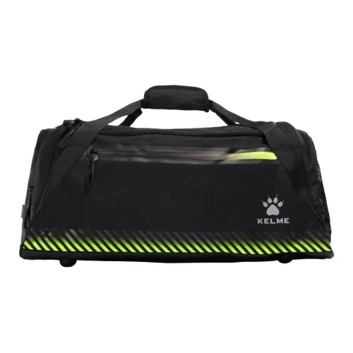 KELME Fabric Travel Bag Unisex Red & Silver/Black & Neon Green