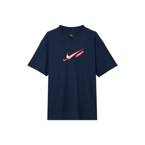 Nike T Shirts Men Navy Blue