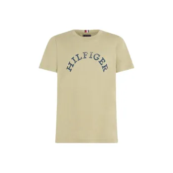 Tommy Hilfiger Monotype Arched Logo T-Shirt T-Shirt Men's Olive Green