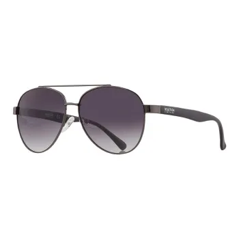 KENNETH COLE Metal Aviator Sunglasses Men's Bronze
