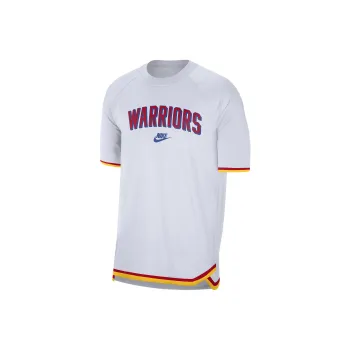 Nike Golden State Warriors Hardwood Classics Men's Nike Dri FIT Nba Short Sleeve Pregame Top