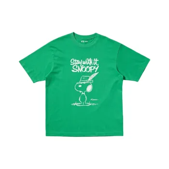UNIQLO x PEANUTS Collaboration SS25 T Shirt Unisex Green