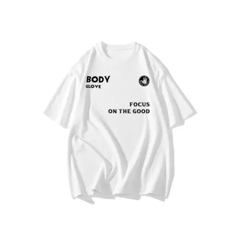 BODY GLOVE Set in Sleeve T Shirt Men's White