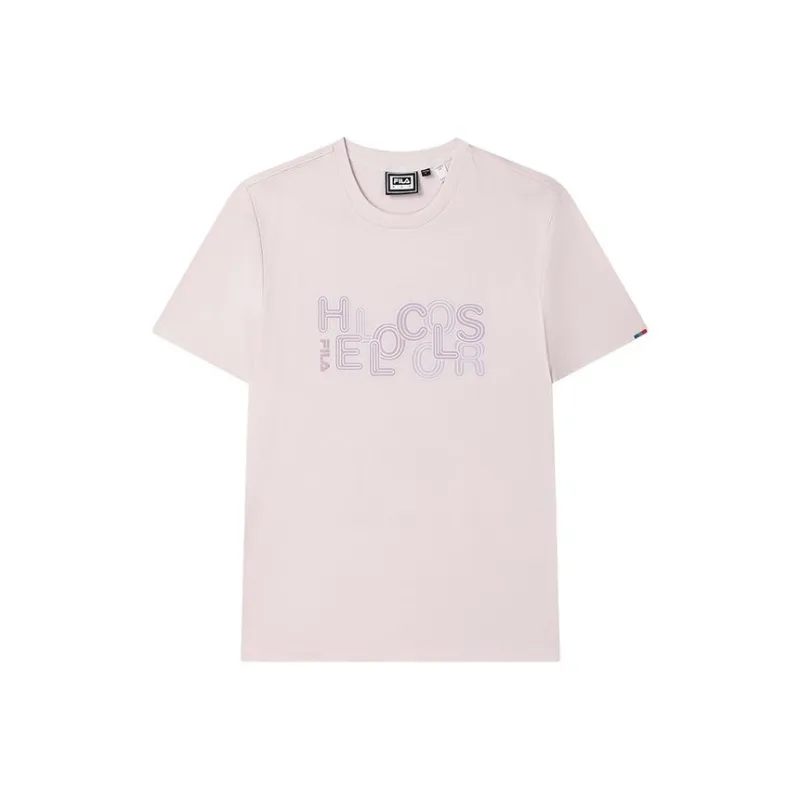 FILA ORIGINALE T Shirt Unisex Light Yellow Purple-0
