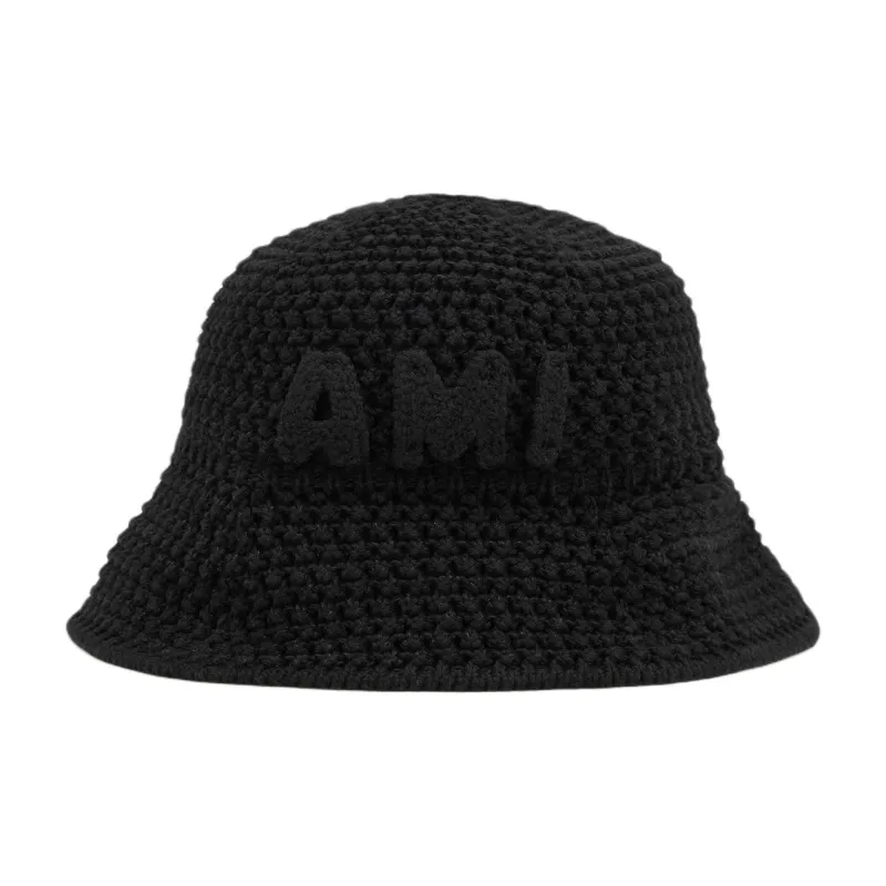 Ami Logo Patch Bucket Hat-1