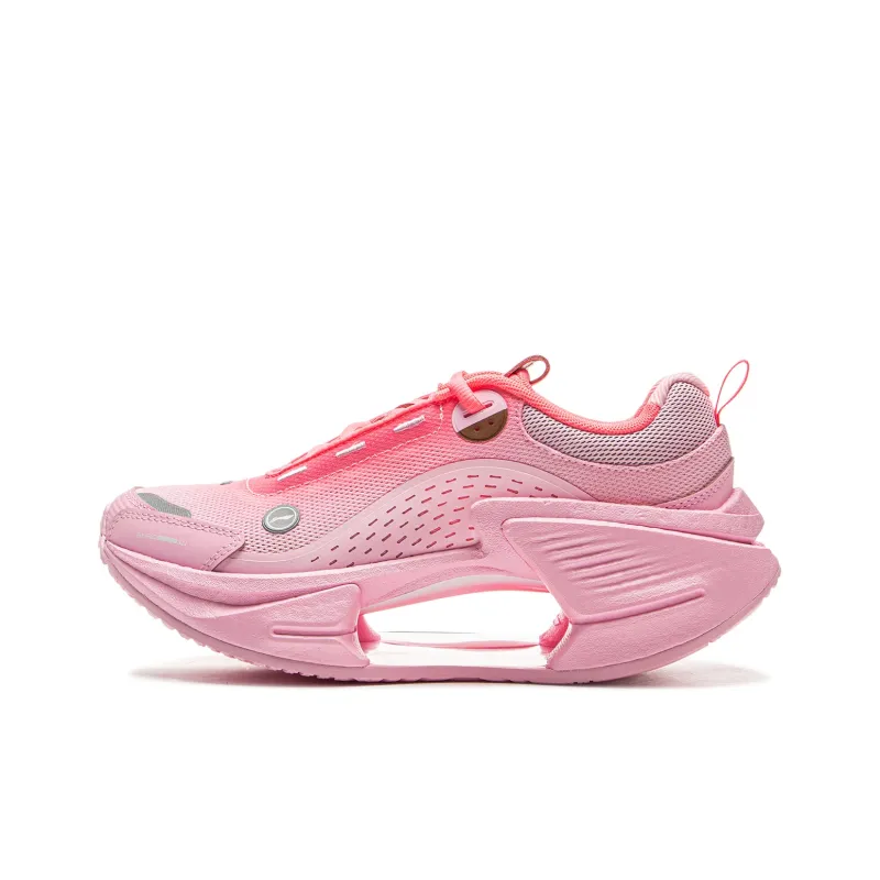 LiNing Jueying CRC Slip Resistant Rebound Low Top Casual Shoes Women's Pink-0