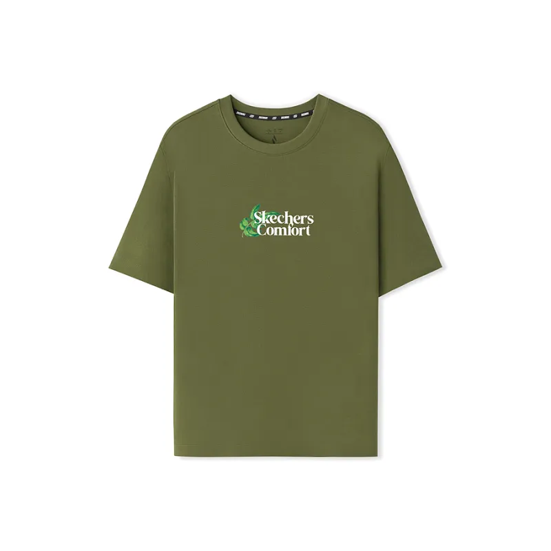 Skechers T Shirt Unisex Martini Olive Green-0