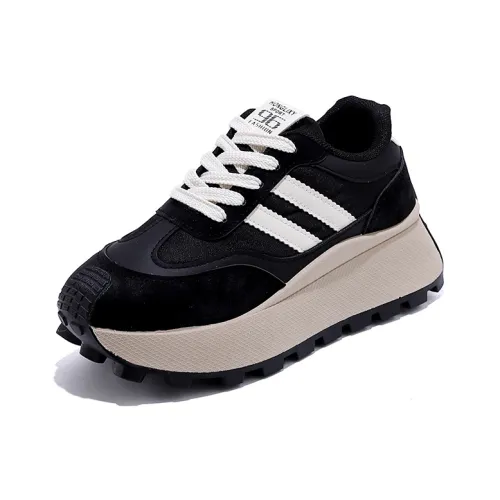 Turns By Turns Anti Slip And Wear Resistant Height Increasing Casual Shoes Women's