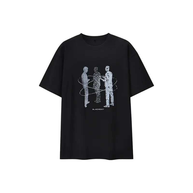 BLACK OF EXIT T Shirts Unisex-4