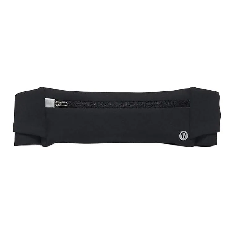 Lululemon Nylon Lycra Spandex Belt Unisex Black  -1