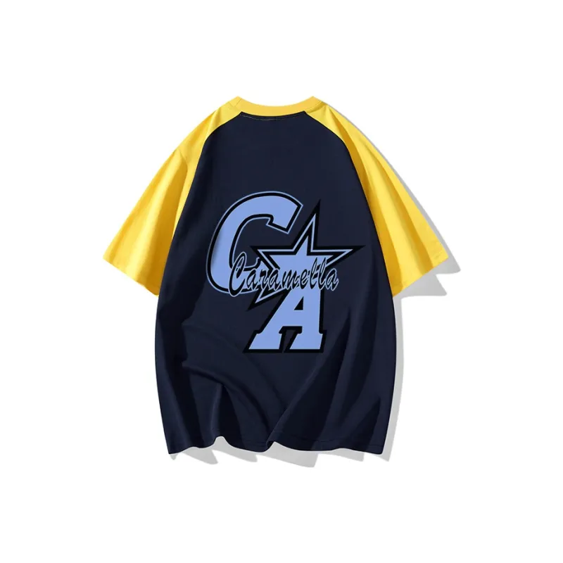 Caramella T Shirt Unisex Navy Blue-0