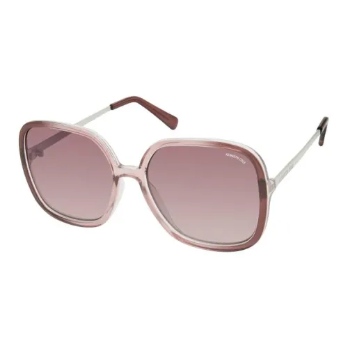 KENNETH COLE Injection Molded Irregular Shape Sunglasses Women's Red
