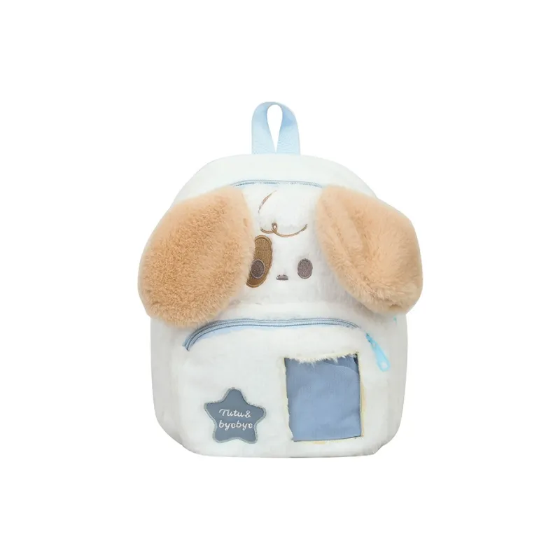 Parker Bear Plush Backpack Regular Women's Pink/Blue-7