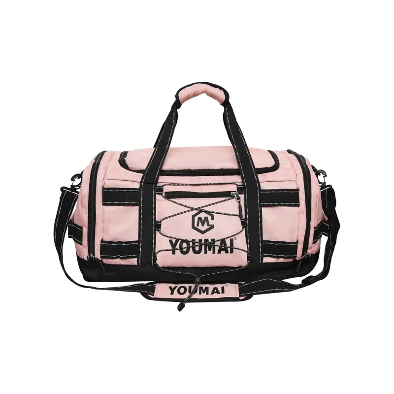 Deli Bear Nylon Fabric Gym Bag Unisex Black \ Pink \ Khaki \ Blue \ Yellow \ White \ Turquoise-5